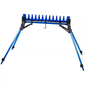 Garbolino Support Kit Silver Base 12 Rod Top Set Holder 70cm