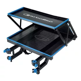   Garbolino Squadra Double Stack XL Side Tray Two-tier Shaded Side Tray with Fastening Inserts