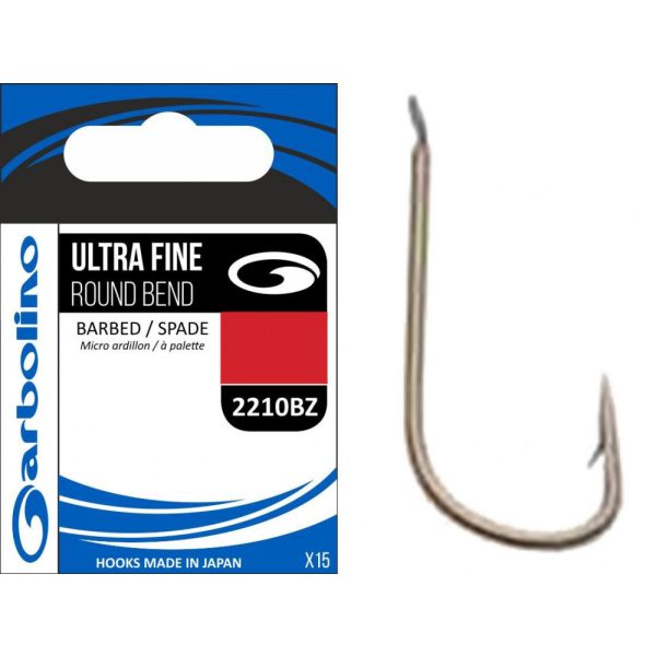 Garbolino Ultra Fine Round Bend 2210Bz / size 20 hooks