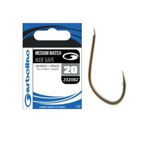 Garbolino 2320BZ hook 14 / MEDIUM MATCH / WIDE GAPE