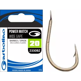 Garbolino 2330BZ 12 hook / POWER MATCH / WIDE GAPE