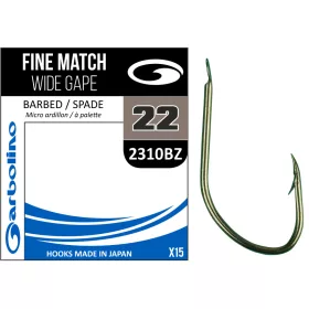 Garbolino FINE MATCH WIDE GAPE / 2310BZ 20 hook