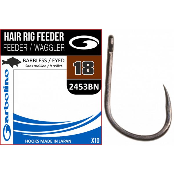 Garbolino HAIR RIG FEEDER / WAGGLER /2453BN 10 hooks
