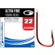 Garbolino SUPRA FINE RED ROUND BEND / 2210RD 16 hooks