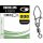 Garbolino - STREAMLINE MICRO SWIVEL + DIAMOND SNAP (x10) - Swivel Clamp - Trout swivel
