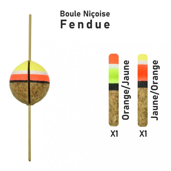 Garbolino - STREAMLINE TROUT FLOAT X2 - SPLITTED NISSA BALL - Floats - Trout floats