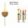 Garbolino - STREAMLINE TROUT FLOAT X20 - PIERCED NISSA BALL - Floats - Trout floats