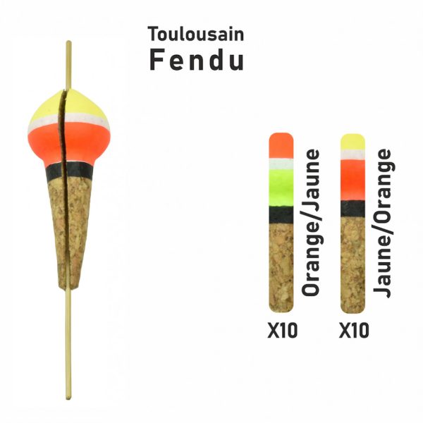Garbolino - STREAMLINE TROUT FLOAT X20 - SPLITTED TOULOUSAIN FLOAT - Floats - Trout floats