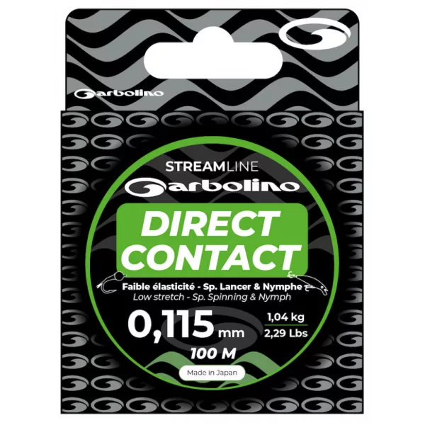 Garbolino - STREAMLINE TOC CONTACT - 100M - Mainline - Monofilament line - Trout line
