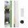FLY COMBO 86 - #4/5 - ROD + REEL + FLY LINE + BOX + 6 FLIES + CONICAL RIG + LINE CUTTER + NYLON SPOOL Fly rod