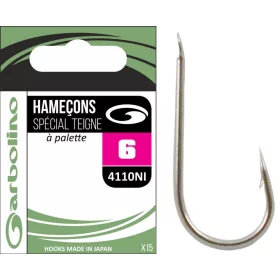   Garbolino - STREAMLINE TROUT HOOKS 4110NI - Spinning-offset hook - Trout hook - Barbed hook, Spade end hook