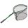 Garbolino - RAQUETTE - FOLDING HANDLE + MAGNET- ALUMINIUM - Diving handle with net - Diving net with net - Trout diving net