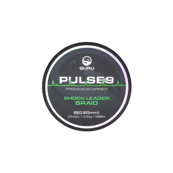 Guru Pulse 9 Shock Leader 0,20mm 100m Fonott Dobóelőke