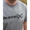 Matrix Hex Print Grey T-shirt M