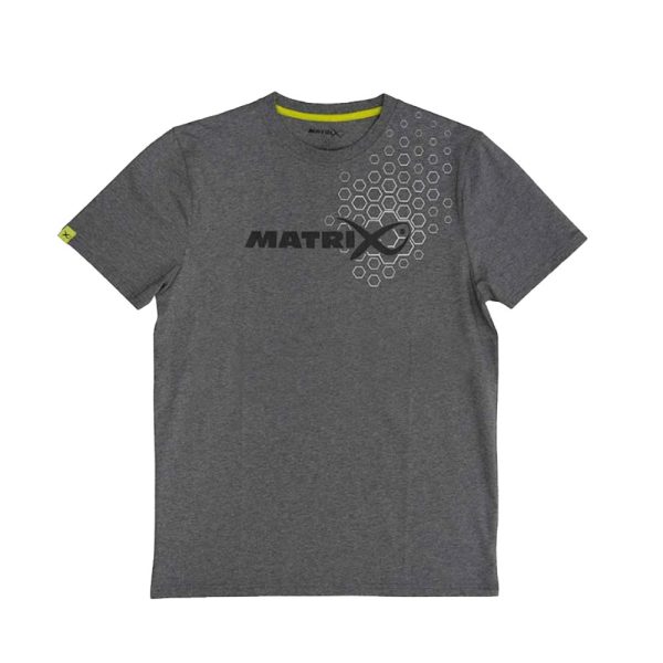 Matrix Hex Print Grey T-shirt XL