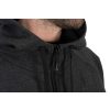 Matrix Charcoal Marl Zip Hoody Pullover S