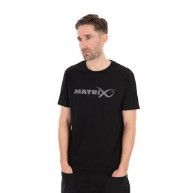 Matrix Large Fade Logo Black-Grey T-shirt L