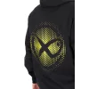 Matrix Large Fade Logo Black-Lime Hooded Sweatshirt 3XL