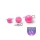 Ottó bácsi Cseburaska pink 16 gr 5pcs/pack