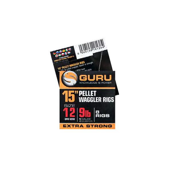 Guru Bait Band Ready Rig 15 pre-tied hook - 38 cm - 18 GPW - 0,15mm