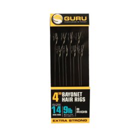   Guru Bayonet Ready Rigs 4 Pre-tied Hook - 10 cm - 16MWG - 9lb - 0.19mm