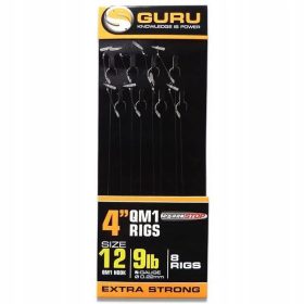   Guru QM1 Speed Stop Ready Rigs 4 pre-tied hook - 10 cm - 16 QM1 - 7lb - 0.17mm