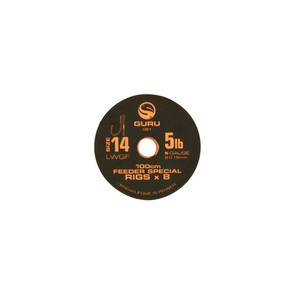 Guru LWGF Feeder Special Rig - 100cm - size 14 hook