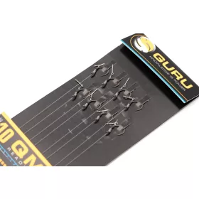   Guru QM1 Bayonet 10 Eyed, Barbless Monofilament Pre-tied Hook 8 pcs