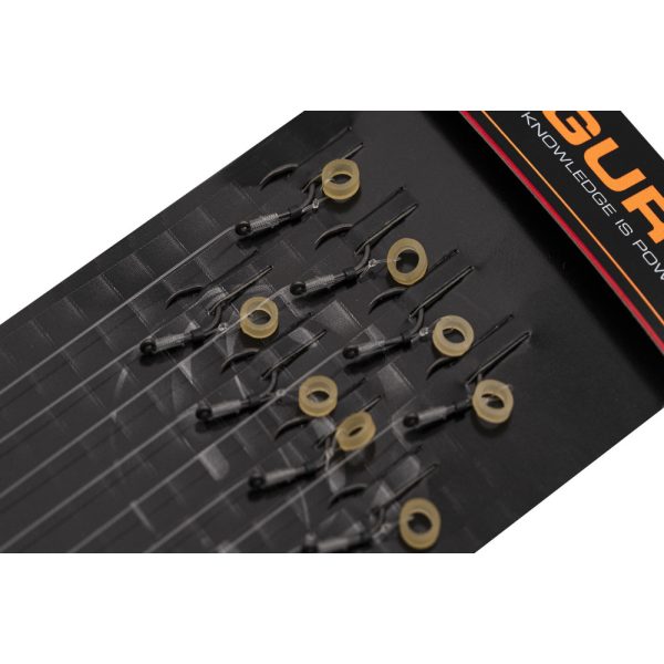 Guru SMWG Bait Bands 18 Eyed, Barbless Monofilament Pre-tied Hook 8 pcs