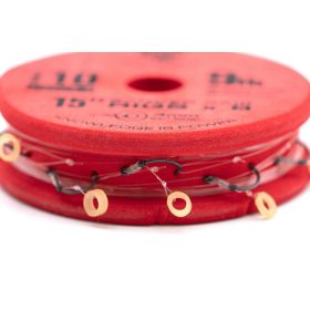   Guru SMWG Bait Bands 10 Eyed, Barbless Monofilament Pre-tied Hook 8 pcs