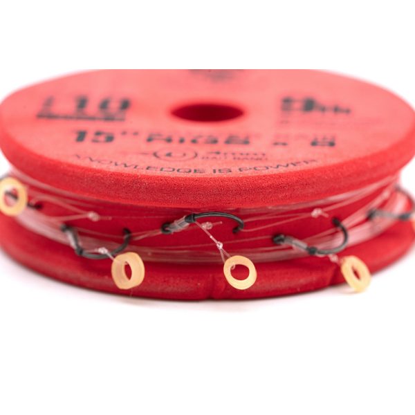 Guru SMWG Bait Bands 10 Ears, Beardless Monofilament Pre-tied Hook 8pcs