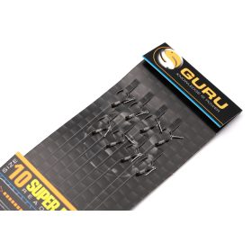   Guru SMWG Bayonet Rig 10 Eyed, Barbless Monofilament Pre-tied Hook 8 pcs