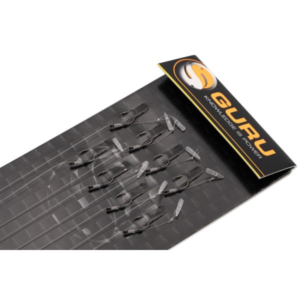 Guru SMWG Speed Stop Rig 16 Eyed, Barbless Monofilament Pre-tied Hook 8 pcs