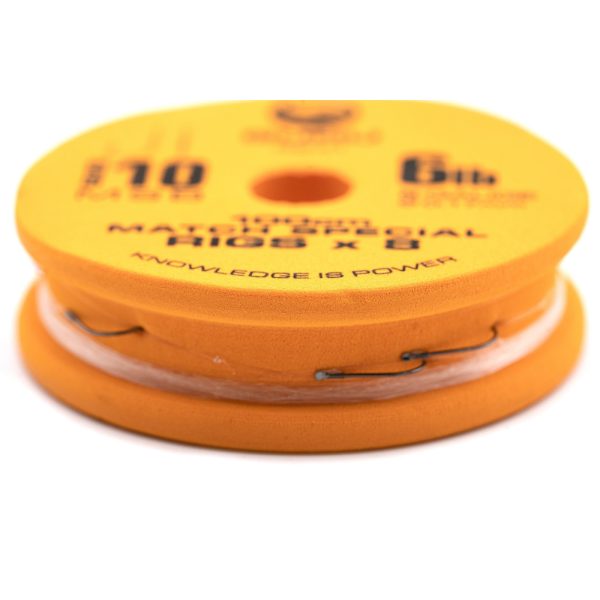 Guru Match Special Rig 20 Bearded, Flat Monofilament Pre-tied Hook 8pcs
