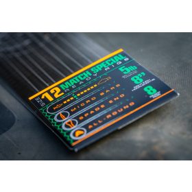   Guru Match Special Rig 12 Barbed, Spade Monofilament Pre-tied Hook 8pcs