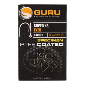 Guru Super XS Size 18 (Barbless/Eyed) - hook