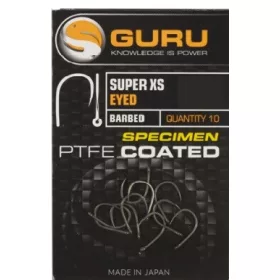 Guru Super XS Size 18 (Barbed/Eyed) - hook