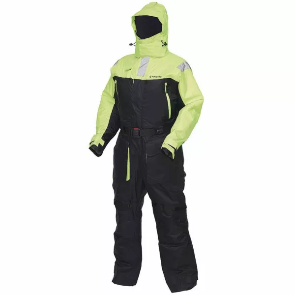 Kinetic Guardian Flotation Suit Black Lime Thermal Suit XXL