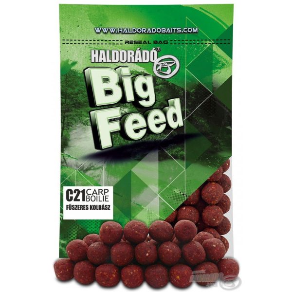Haldorádó Big Feed - C21 Boilie - Spicy Sausage