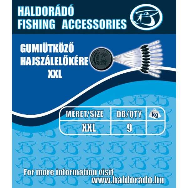 Haldorádó Rubber stopper for hairlines XXL 9pcs
