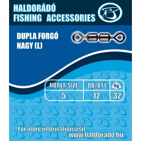 Haldorádó Double Swivel large (L) 5-32kg 12pcs