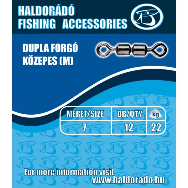 Haldorádó Double Swivel medium (M) 7-22kg 12pcs