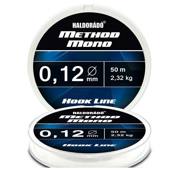 Haldorádó Method Mono Hook Line 0,12mm 50m Monofilament leader