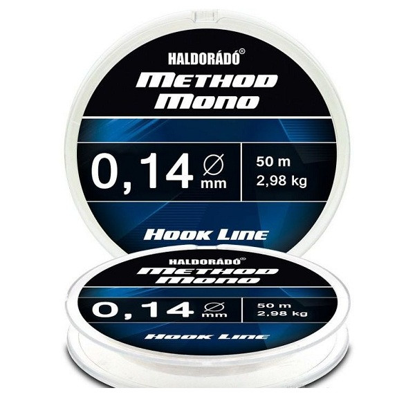 Haldorádó Method Mono Hook Line 0,14mm 50m Monofilament leader