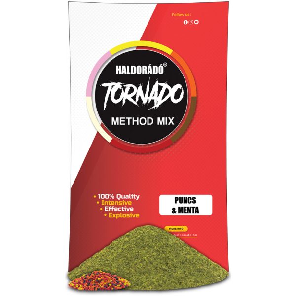 Haldorádó Tornado Method Mix Punch-Menta Feeding 500gr