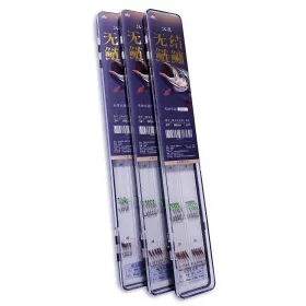   Handing Spade End, Barbed Pre-tied Whip Rod Amur Hook 3 10pcs