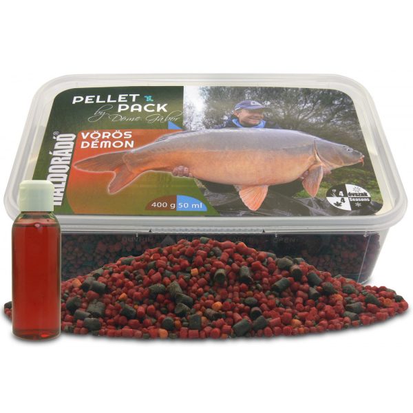 Haldorádó Pellet Pack By Döme Gábor Red Demon 400gr 50ml aroma Pellet box