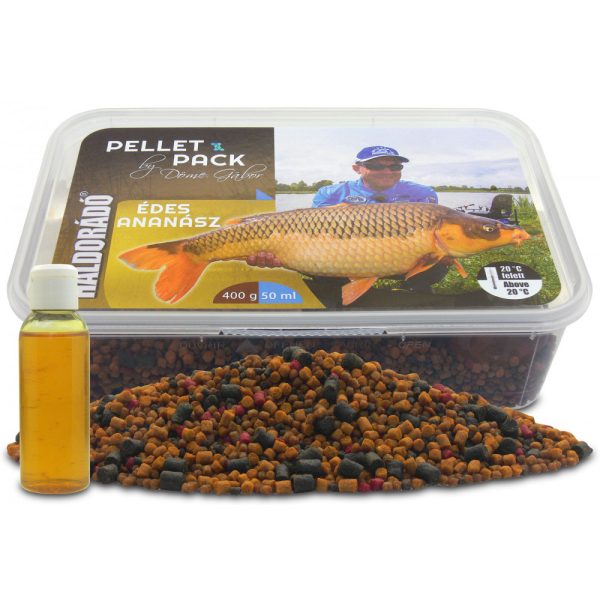 Haldorádó Pellet Pack By Döme Gábor Sweet Pineapple 400gr 50ml aroma Pellet box