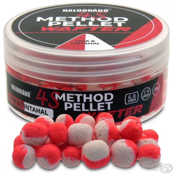 Haldorádó 4S Method Pellet Wafter 6, 8 mm - Strawberry & Squid