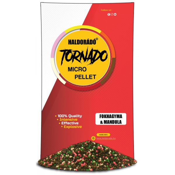 Haldorádó Tornado Micro Pellet - Garlic-Almond 400gr
